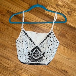 Free people beaded tank top